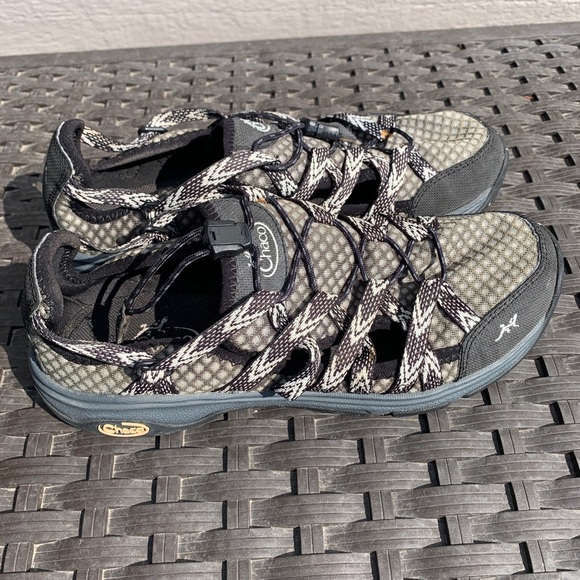 Chaco Outcross Evo Free Shoes black hiking single waterproof outdoor Womens 7 - Picture 5 of 8